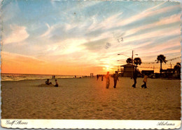 Alabama Gulf Shores Beach Scene At Sunset 1979 - Other & Unclassified