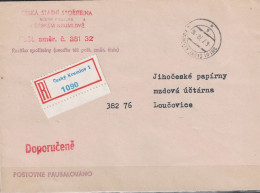 Tschechoslowakei CSSR - Einschreibebrief (Porto Pauschalisiert) 1978 Aus Český Krumlov (Krumau) - Brieven En Documenten