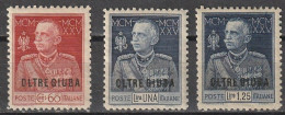 OLTRE GIUBA - 1925/26 25th Anniversary Emanuel III Reign - Oltre Giuba