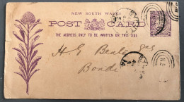 New South Wales, Entier-carte 9.5.1893 - (B2596) - Briefe U. Dokumente