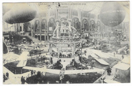 CPA EXPOSITION DE LOCOMOTION AERIENNE DE 1910, VUE GENERALE, PUB HUTCHINSON ASTRA - Autres & Non Classés