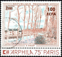 Réunion Obl. N° 426 - Arphila 75 - Oeuvre De Sisley - Oblitérés