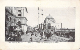 EUROPE - TURQUIE - Boulevard Et Mosquée - Carte Postale Ancienne - Turquie