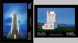 Iceland Island Istande 2014 Lighthouses Set Of 2 Stamps Mint - Nuovi