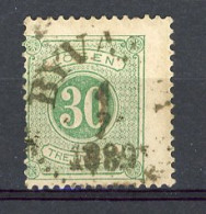 SUE TAXE Yv. N° 8 Dent. 13  (o)  30 ö  Vert Clair  Cote  4 Euro BE  2 Scans - Postage Due