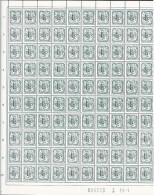 1982 PRE801P7** X 100 :1.5F Blauwe Gom/Gomme Bleue " Cijfer Op Heraldische Leeuw ,chiffre Sur Lion Héraldique - Typo Precancels 1967-85 (New Numerals)