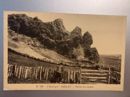 L'AUVERGNE CARLAT PARTIE DU ROCHER 15 CANTAL CPA - Carlat