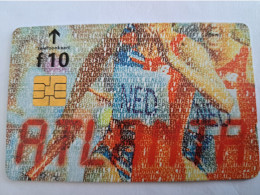 NETHERLANDS  CHIPCARD /HFL 10,00 / ATLANTA OLYMPICS   /  USED  CARD    ** 15025** - Zonder Classificatie