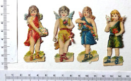 4 DECOUPIS...PETITS ANGES...CHAUSSURES SPARTIATES - Angels