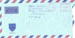 Hungary:NATO Special Cancellation And Cover, Air Mail, Private Post, 1996 - Dienstmarken