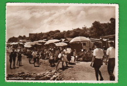 Manfredonia Foggia Spiaggia Animata Cpa 1955 - Manfredonia