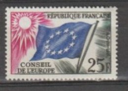 FRANCE - Conseil De L'Europe -Drapeau Du Conseil - Used