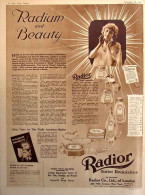 Radior Radium And Beauty - Advertising 1918 (Photo) - Voorwerpen
