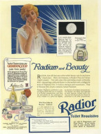 Radior Radium And Beauty - Advertising From Vogue Magazine 1919 (Photo) - Voorwerpen