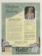 Radior Radium And Beauty - Advertising From Vogue Magazine 1918 (Photo) - Voorwerpen