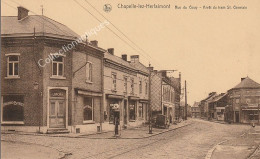 CPA Chapelle Lez Herlaimont - Rue Du Gouy - Arrêt Du Tram St-Germain - Non Circulée - Divisée - TB - Chapelle-lez-Herlaimont