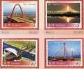 Taiwan 2008 Bridge Stamps (II) Architecture River - Ungebraucht