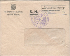 MARCA  MINISTERIO DE JUSTICIA  1973  SUBSECRATERIA - Franchise Postale