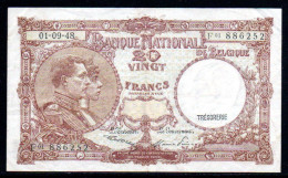 579-Belgique 20fr 1948 F01 - Other & Unclassified