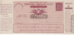 ITALIE ENTIER POSTAL - Postwaardestukken