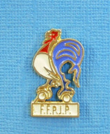 1 PIN'S // ** COQ SPORTIF / F.F.P.J.P. / FÉDÉRATION FRANÇAISE DE PÉTANQUE ET JEU PROVENÇAL ** - Petanca