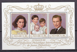 LUXEMBURG  Block 15, Postfrisch **, Internationale Jugend-Briefmarkenausstellung JUVALUX ’88, Luxemburg, 1988 - Blocks & Kleinbögen