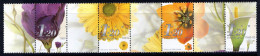 Israel 2001 Flowers - No Tab - Set MNH (SG 1540-1543) - Unused Stamps (without Tabs)