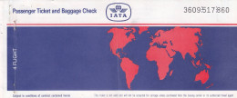 INTERNATIONAL AIR TRANSPORT ASSOCIATION - IATA /  BIGLIETTO  _ PASSENGER TICKET  _ 1989 - Welt