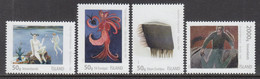 2019 Iceland Icelandic Modern Art Paintings  Complete Set Of 4 MNH @ BELOW Face Value - Nuovi