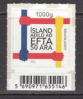 2020 Iceland EFTA Trade Area European Union Complete Set Of 1  MNH @ BELOW Face Value - Unused Stamps