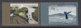 2020 Iceland Tourism Whales Watching Complete Set Of 2  MNH @ BELOW Face Value - Unused Stamps