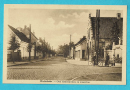 * Wachtebeke (Oost Vlaanderen) * (Uitg Dellaert En De Mol) Oud Gemeentehuis En Omgeving, Animée, Vélo, Old - Wachtebeke