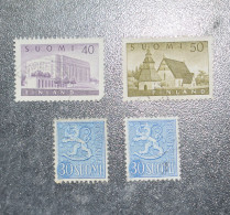 FINLAND  SUOMI  STAMPS   Daily/coms  1956 - 57   ~~L@@K~~ - Usati