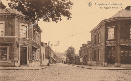 CPA Chapelle Lez Herlaimont - Rue Augustin Robert - Non Circulée - Divisée - TTB - Animée - Chapelle-lez-Herlaimont