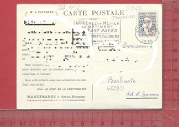 CARTE NOMINATIVE :  TOMASINI  à  47230  Barbaste - Genealogy