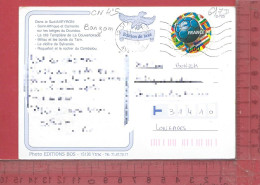 CARTE NOMINATIVE :  BONZOM  à  31410  Longages - Genealogie