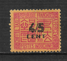 IND0CHINE N°  59 - Timbres-taxe