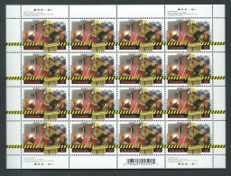 Canada # 1986 Full Pane Of 16 MNH - Canada's Volunteer Firefighters - Feuilles Complètes Et Multiples