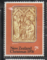 NEW ZEALAND NUOVA ZELANDA 1976 NATIVITY CHRISTMAS NATALE NOEL WEIHNACHTEN NAVIDAD 7c USED USATO OBLITERE' - Usati