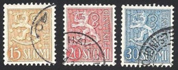 Finnland, 1956, Mi.-Nr. 458-460, Gestempelt - Usati