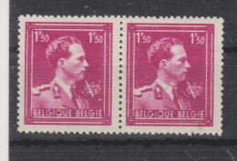 COB 691-V22 ** Neuf Sans Charnière Point Au Dessus Du E De België Sur Le Timbre De Gauche - 1931-1960