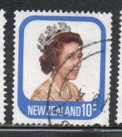 NEW ZEALAND NUOVA ZELANDA 1977 1982 QUEEN ELIZABETH II 10c USED USATO OBLITERE' - Gebraucht