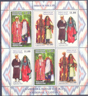 2023. Tajikistan, National Clothes, Sheetlet Perforated, Mint/** - Tadjikistan