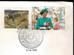 Australia 1988 Domestic Letter With 36c Queen & Commonwealth Congrewss Postmark - See Notes - Covers & Documents