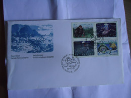 CANADA FDC  2001 MARINE LIFE ANIMALS MONKEY - Otros & Sin Clasificación