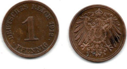 MA 24231 / Allemagne - Deutschland - Germany 1 Pfennig 1912 J SUP - 1 Pfennig