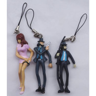 Lupin The Third 3 Straps / Figurines - Other & Unclassified