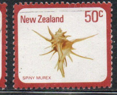 NEW ZEALAND NUOVA ZELANDA 1978 SHELLS SPINY MUREX POIRIERIA ZELANDICA 50c USED USATO OBLITERE' - Oblitérés