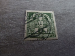 Deutscheofterreich - Heller 8 - Zritungsmarfn - Vert-olive - Non Dentelé - Oblitéré - Année 1920 - - Revenue Stamps