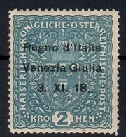 1918 Venezia Giulia 2 KR. MLH +++ - Venezia Giulia